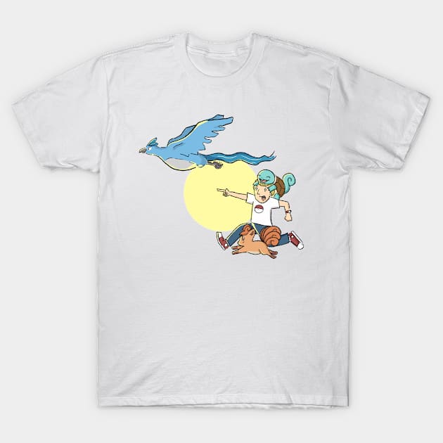 Trainer Nick T-Shirt by loganlukacs